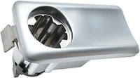 Dashboard Glove box switch handle Model A Beige & Chrome Silver 1666800491 Compatible with Mercedes Benz GLS W166