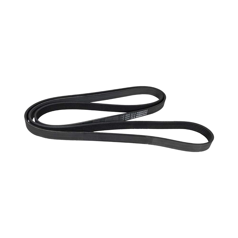 Multi RIB Belt 6PK2445 06E903137Q Compatible With AUDI A4 B8 (8K2) | A4 / S4, A5 Sportback (8TA) | A5 / S5 (CONTINENTAL)