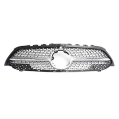 Front Bumper Grill Compatible With Mercedes Benz A Class W177 A250 A200 A45 2019-2023 Front Bumper Grill W177 Grill Diamond Silver