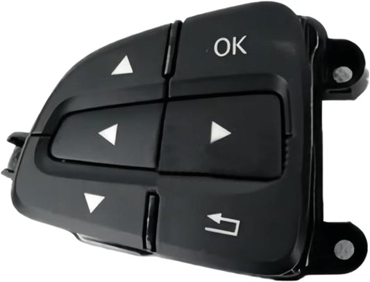 Mercedes-Benz 166/218 Complete Steering Wheel Switch Set (Black-Square) for W166, W156, W246, GLE, and B-Class - Left Hand 0999050600 and Right Hand 0999050700 Options Available Tag-SW-90