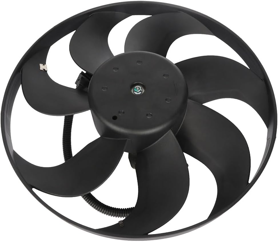 Engine Cooling Fan Motor Fan Assembly (Big) 6Q0959455Q Compatible With SKODA FABIA II (542) & OCTAVIA I (1U2) & VW NEW BEETLE (9C1, 1C1)