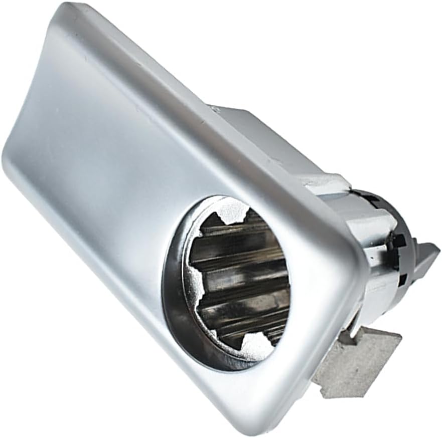 Dashboard Glove box switch handle Model A Beige & Chrome Silver 1666800491 Compatible with Mercedes Benz GLS W166
