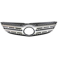 Double Chrome Show Grill 1668800702 A1668800702  A1668880523 Compatible With Mercedes Benz W166 GL350 GLS350 GL400 GLS400 GLS320 GL450 GLS450 (2017-2019)
