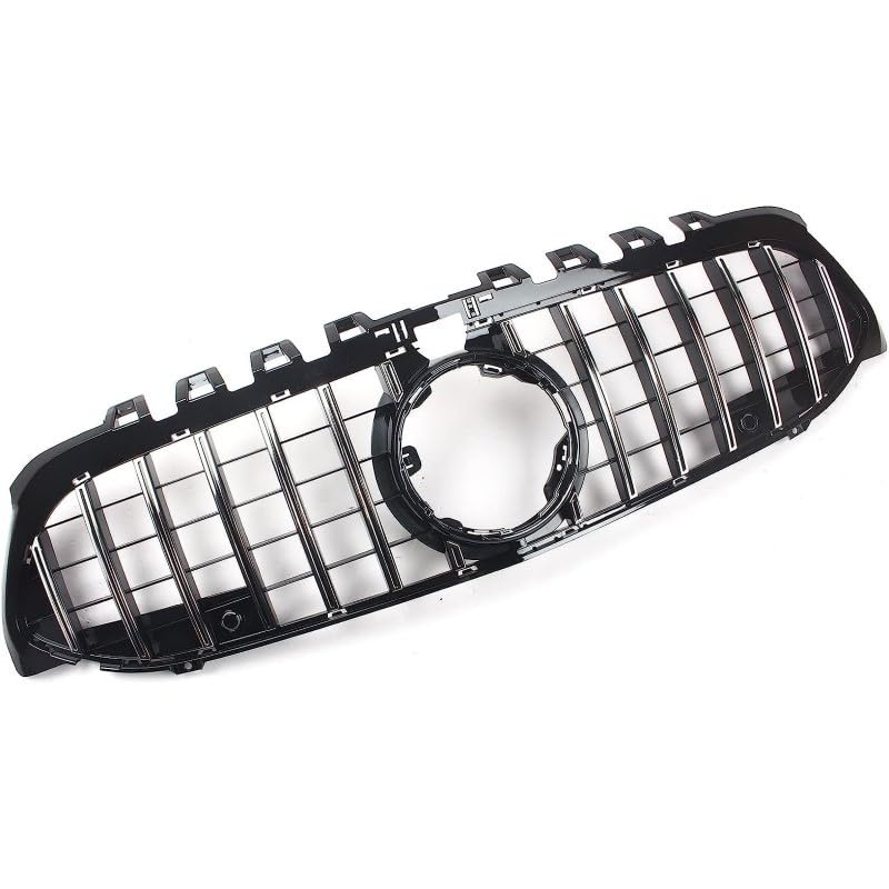 Front Bumper Grill Compatible With Mercedes Benz A Class W177 A250 A200 A45 2019-2023 Front Bumper Grill W177 Grill Gtr Black