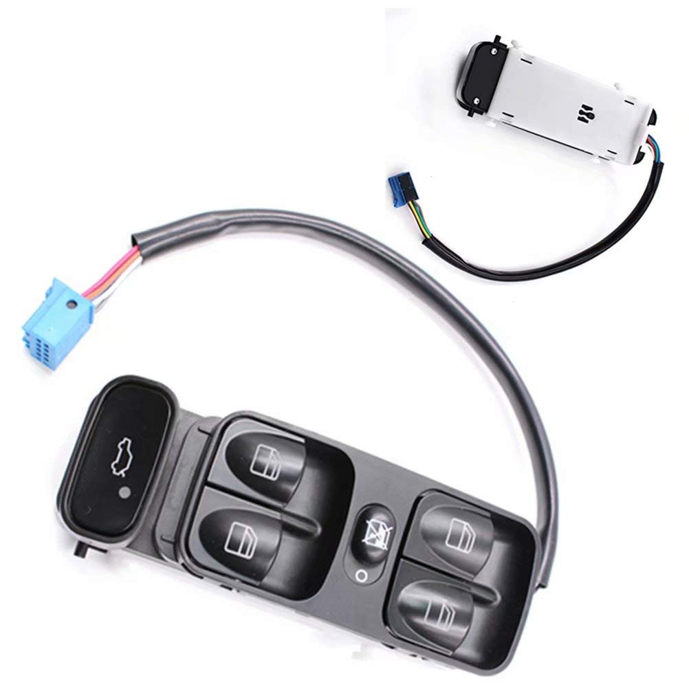 MERCEDES Benz C-CLASS W203 10 Wire Window Black Switch For Models W203/209 A2038210679 A2038200110 2038210679 Tag-SW-42