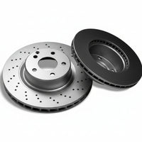 Rear Brake Disc Set 2224200472 Compatible With Mercedes Benz W222