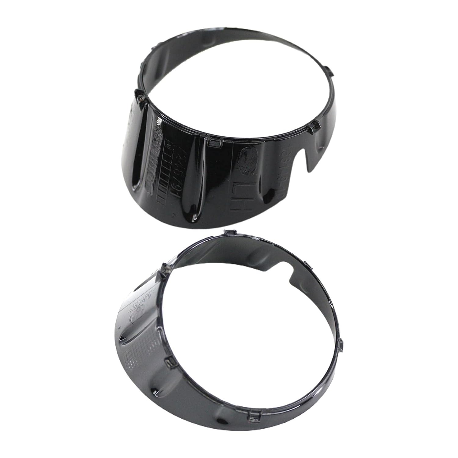 Fog Lamp Frame Plating Black Left 51117248791 & Right 51117248792 Compatible With MINI COOPER R56