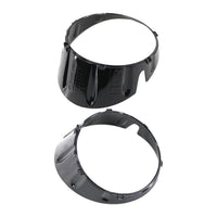 Fog Lamp Frame Plating Black Left 51117248791 & Right 51117248792 Compatible With MINI COOPER R56