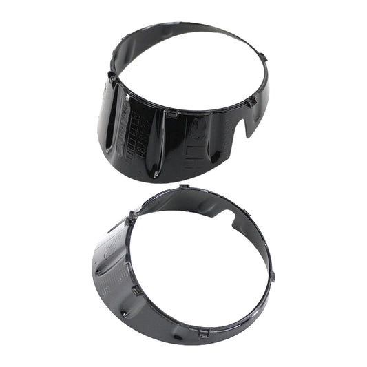 Fog Lamp Frame Plating Black Left 51117248791 & Right 51117248792 Compatible With MINI COOPER R56
