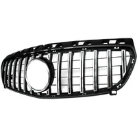 Front Bumper Grill Compatible With Mercedes Benz A Class W176 A180 A200 A250 A45 Amg Gtr 2012-2016 Front Bumper Grill W176 Grill Gtr Silver