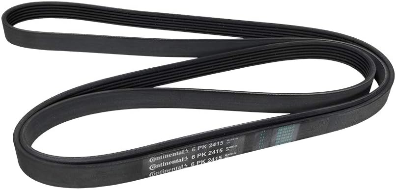 Multi RIB Belt 6PK2415 06E903137A 06E903137J Compatible With AUDI A4 B8 (8K2) | A4 / S4, A6 C6 (4F2) | A6 / S6, A6 C7 (4G2, 4GC) | A6 / S6, A7 Sportback (4GA, 4GF) | A7 / S7, Q5 (8RB) (CONTINENTAL)