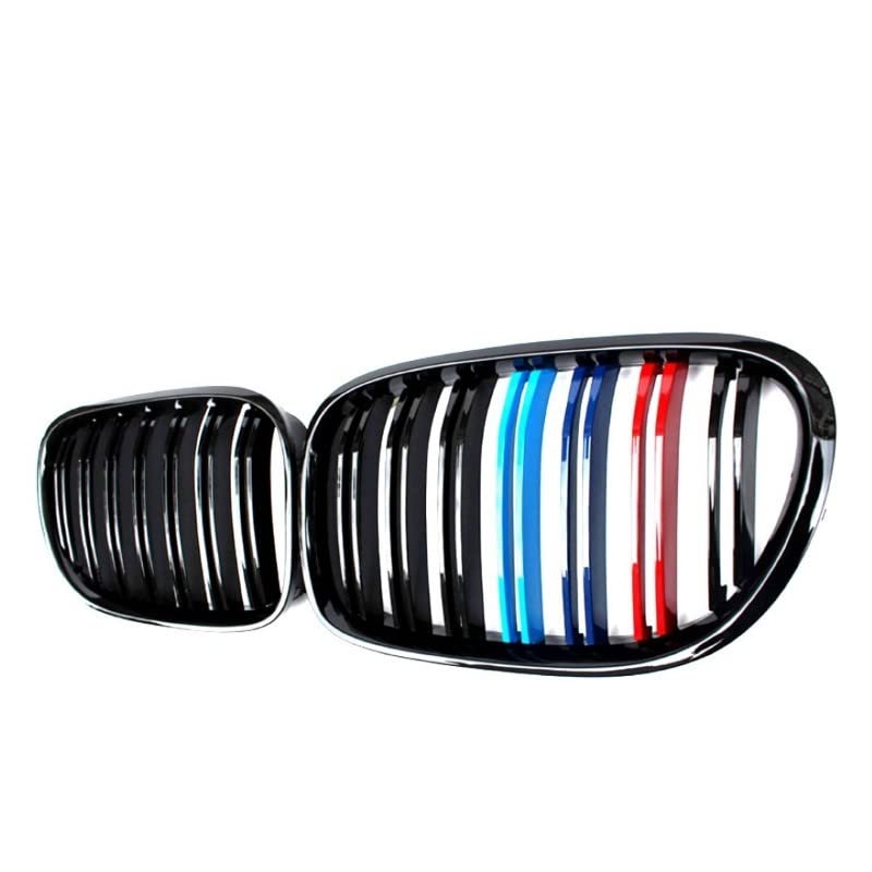 Bumper Grill Compatible With Bmw 7 Series F02 2009-2015 Front Bumper Grill M Colour