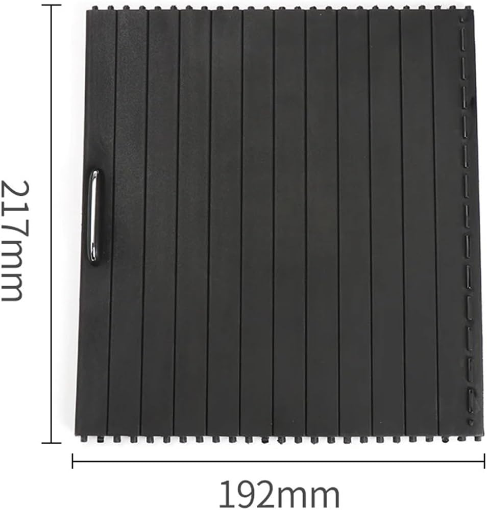 Water Cup Holder Roller Cover Trim Black 1666803814 Compatible With Mercedes Benz GL-Class W166 & GLE W166 & GLS