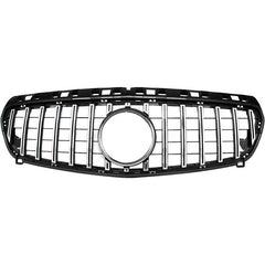 Front Bumper Grill Compatible With Mercedes Benz A Class W176 A180 A200 A250 A45 Amg Gtr 2012-2016 Front Bumper Grill W176 Grill Gtr Silver