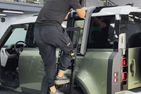 Mat Black Ladder Compatible With Land Rover Defender L633 (2020-24)