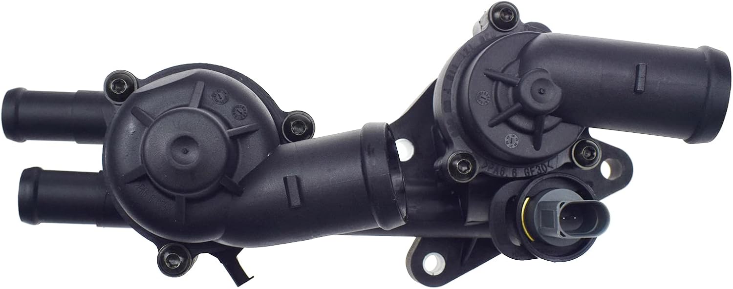 Thermostat housing 03C121111AM 03C121026AR 03C121111AE 03C121111M  Compatible with SKODA FABIA II (542) & VW JETTA IV (162, 163, AV3, AV2) Tag No.55