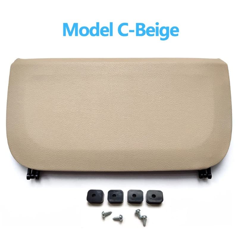 Seat Storage Pocket Compatible with BMW 5 Series F10 2013-2017 Gt F07 2014-2018 7 Series F02 2012-2015 X5 F15 2014-2018 X6 F16 2014-2018 Seat Storage Pocket Cover Beige Model C 52107319071