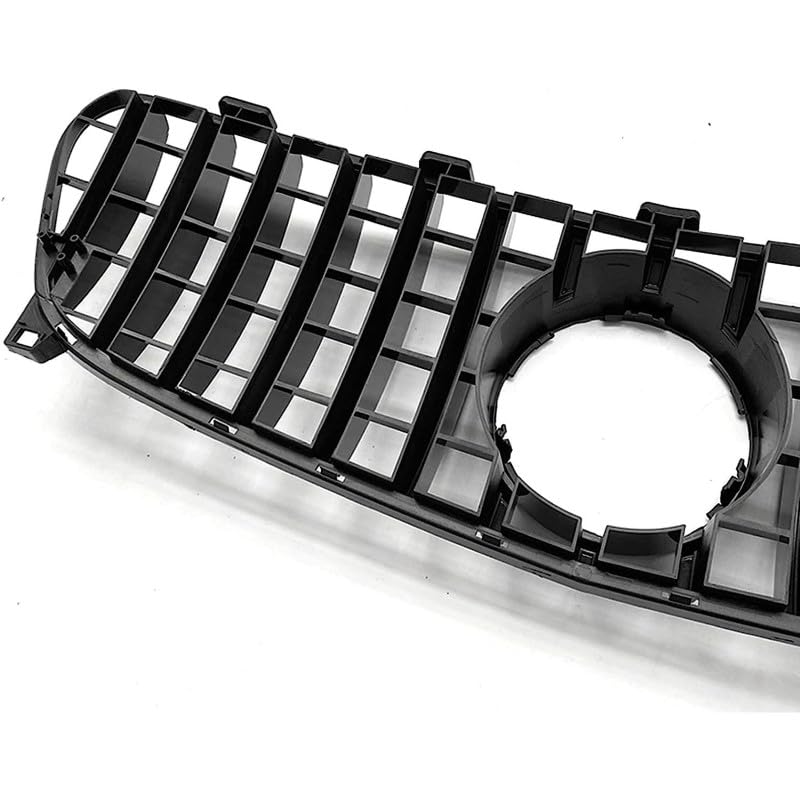 Front Bumper Grill Compatible With Mercedes Gla W156 X156 2017-2020 Front Bumper Panamericana Grill W156 Grill Gtr Black Lci