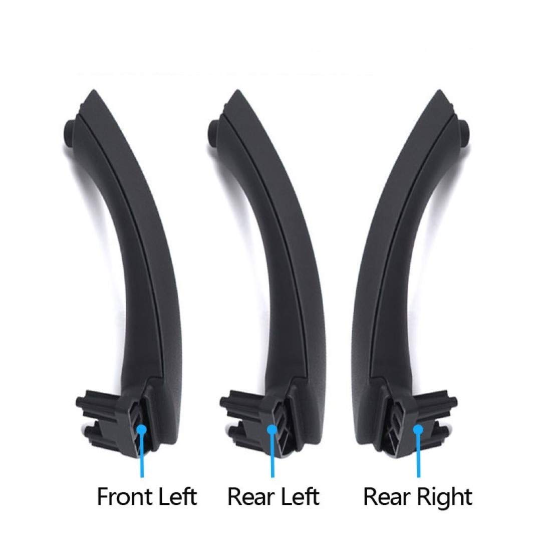 Door Handle Compatible with BMW 3 Series Door Handle 3 Series E90 2004-2012 Black