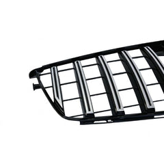 Front Bumper Grill Compatible With Mercedes Benz C Class W204 2007-2014 Front Bumper Grill W204 Grill Gtr Silver