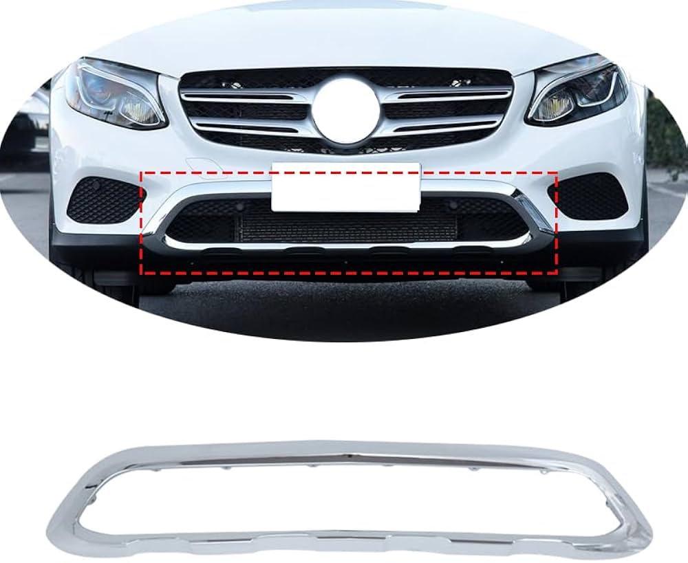 Front Bumper Center Chrome 2538851625 A2538851625 Compatible With Mercedes Benz W253 GLC (2016-19) Tag NO.603