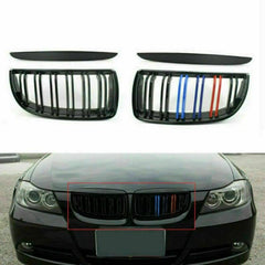 Front Bumper Grill Compatible With Bmw 3 Series E90 2005-2008 Front Bumper Grill M Colour