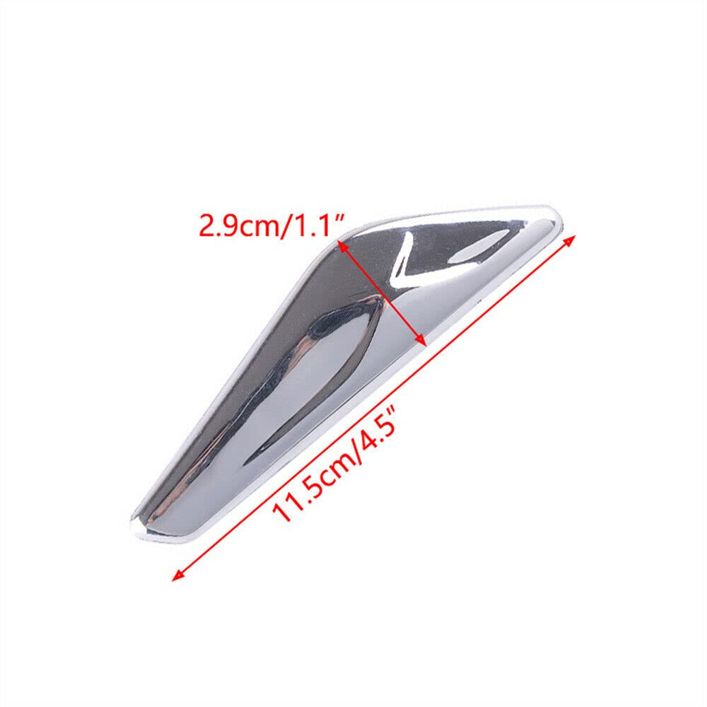 Fender Chrome Left 51117338569 & Right 51117338570 Compatible With BMW X3 (F25) (2013-2017) Tag No.66