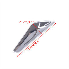 Fender Chrome Left 51117338569 & Right 51117338570 Compatible With BMW X3 (F25) (2013-2017) Tag No.66