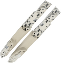 Inner Door Pull Handle Assembly Creamy Front Left 51419160809  Front Rear 51419160810  Rear Left 51429161735  Rear Right 51429161736 Compatible With BMW 7 Series F01 F02 730 735 740 745 750 760