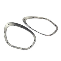 Headlight Chrome Bezel Ring Trim (Black) Left 51139801573 & Right 51139801574 Compatible With MINI COOPER R60 Tag NO.1