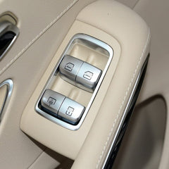 Window Switch Button Rear Compatible With Mercedes E Class Window Switch Button Rear S Class W222 2014 E Class W213 2018 Beige