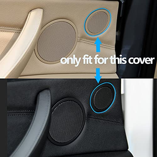 Speaker Cover Compatible With Bmw X5 Speaker Cover X5 E70 2007-2013 X6 E71 2008-2014 5 Series Gt F07 2010-2014 Beige