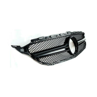 Front Bumper Grill Compatible With Mercedes Benz C Class W205 2014-2019 Front Bumper Grill W205 Grill Amg Black