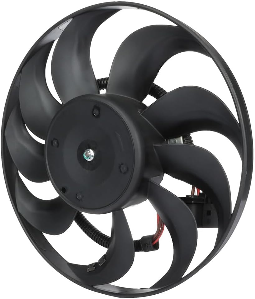 Engine Cooling Fan Motor Fan Assembly (Big) 6Q0959455Q Compatible With SKODA FABIA II (542) & OCTAVIA I (1U2) & VW NEW BEETLE (9C1, 1C1)