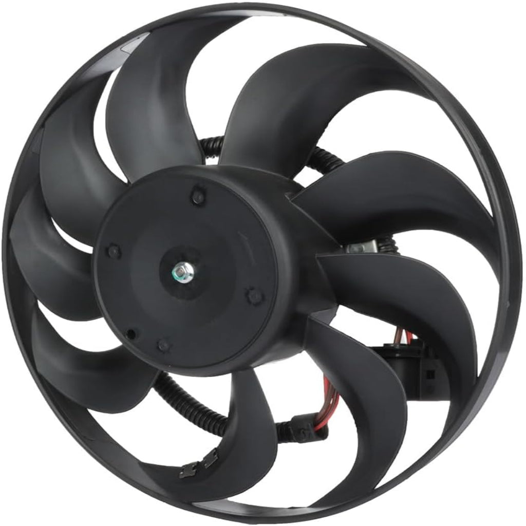 Engine Cooling Fan Motor Fan Assembly (Big) 6Q0959455Q Compatible With SKODA FABIA II (542) & OCTAVIA I (1U2) & VW NEW BEETLE (9C1, 1C1)