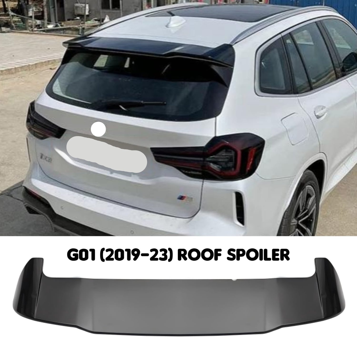 Rear Roof Spoiler BMRS11 Compatible With BMW G01 (2019-21)