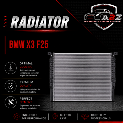 Radiator 17117823567 17118623368 Compatible with  BMW X3 F25