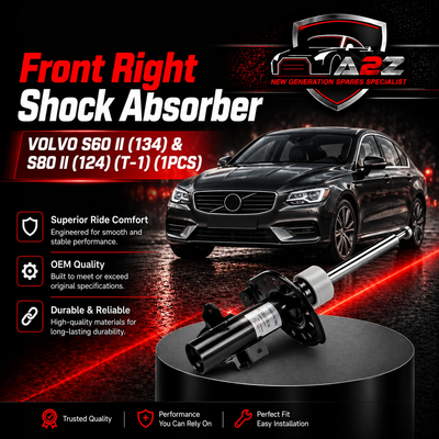 Front Right  Shock Absorber 31200245 Compatible With VOLVO S60 II (134) & S80 II (124) (T-1) (1PCS)