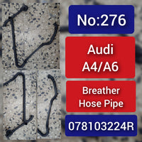 Breather Hose Pipe 078103224R 078103224L 078103224M 078103224P Compatible with AUDI A4 A6 Tag-H-276