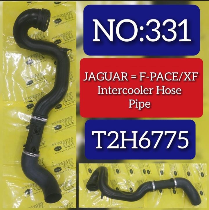 Intercooler Hose Pipe T2H6775 Compatible With JAGUAR XF & F-PACE Tag No.331