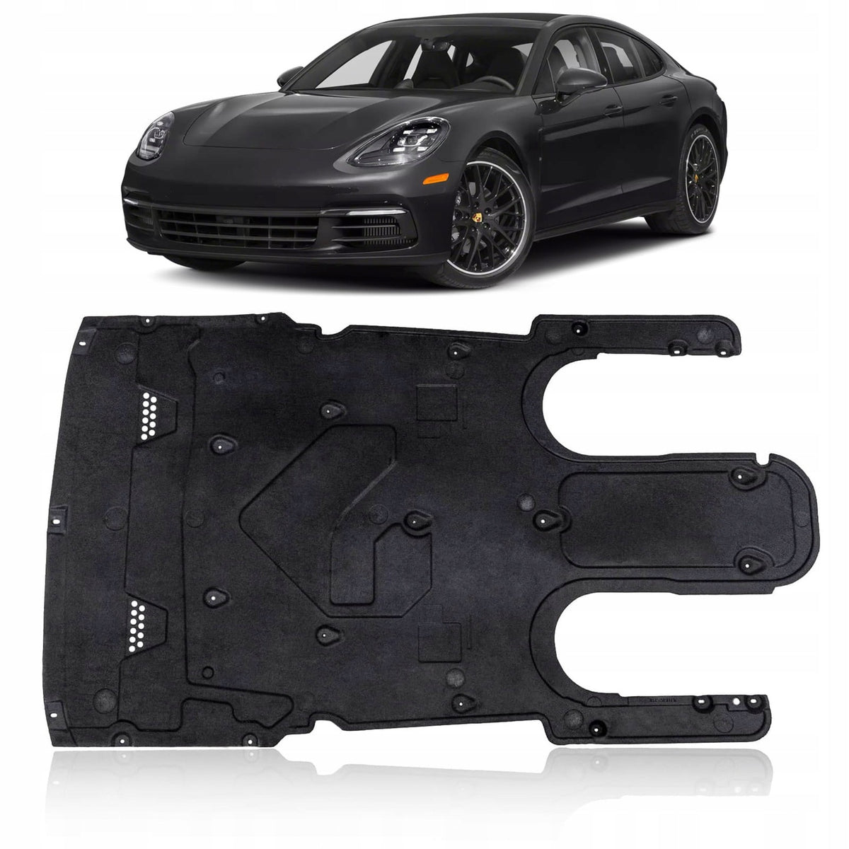 Radiator Support Splash Shield Rear 971825311F Compatible with Porsche Panamera