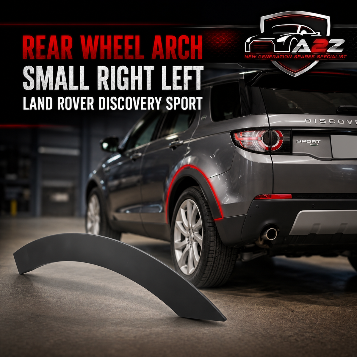 Rear Wheel Arch Small Right          Left LR127216 Compatible With LAND ROVER DISCOVERY SPORT