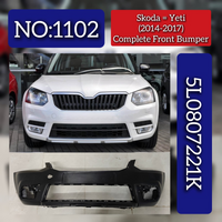 Complete Front Bumper 5L0807221K Compatible With Skoda Yeti (2014-2017) Tag No.1102