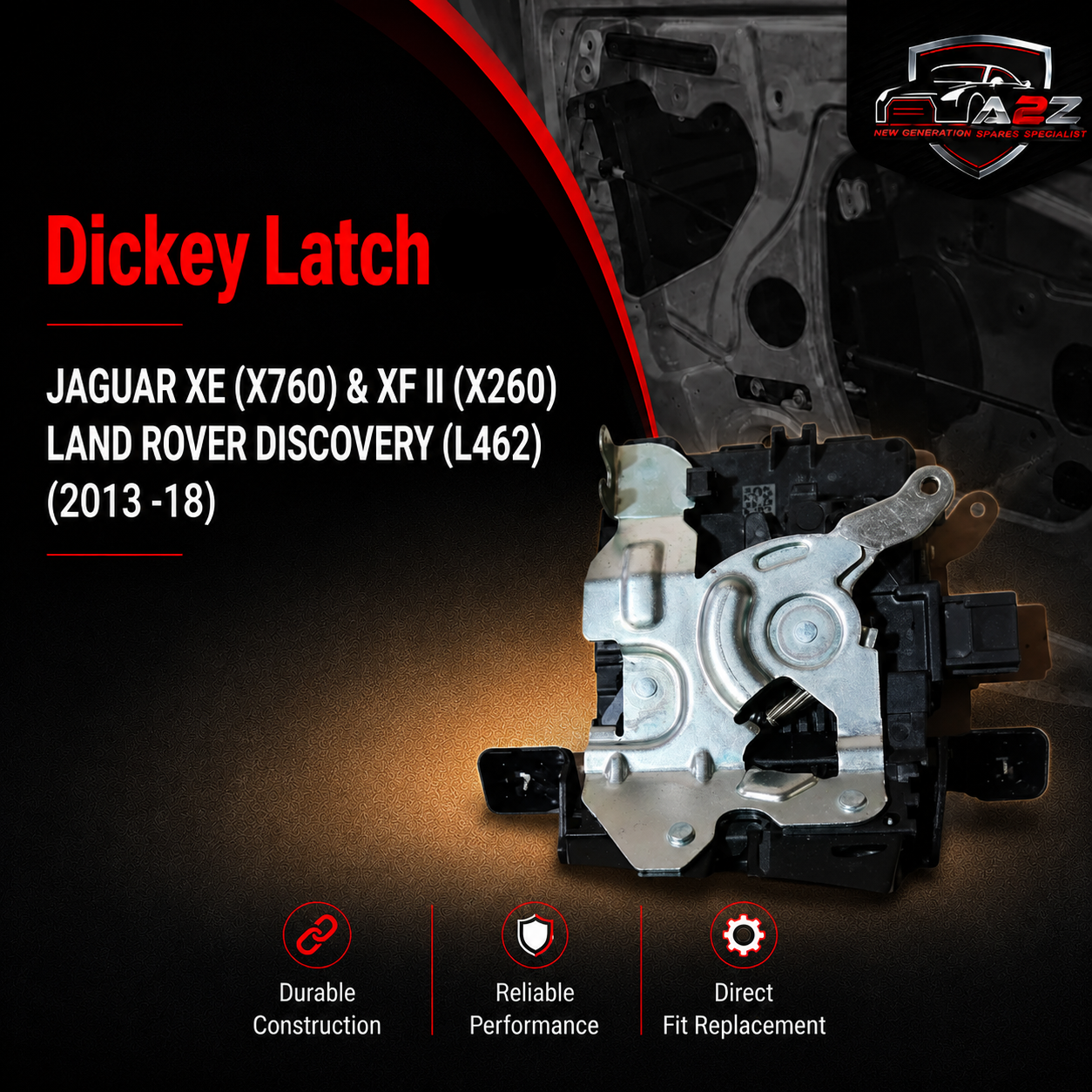Dickey Latch LR034349 Compatible With  JAGUAR XE (X760) & XF II (X260) LAND ROVER DISCOVERY (L462) (2013 -18)