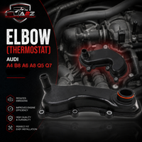 Elbow (Thermostat)  059103525F Compatible With AUDI A4 B8 A6 A8 Q5 Q7 Tag-E-43