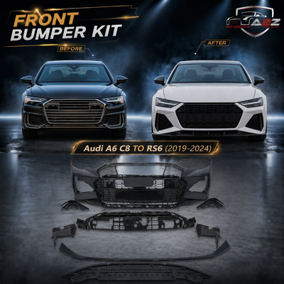 Front Bumper Kit Compatible With Audi A6 C8 To RS6 {2019-2024} FBK.5