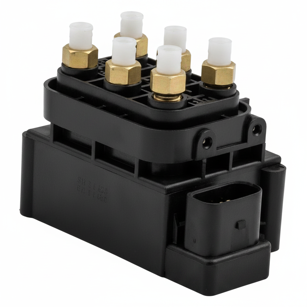 Air Suspension Solenoid Valve Block 7P0698014B 7L0698014 Compatible With AUDI Q7 (7P) (4LB)