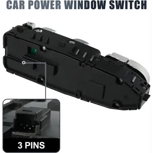 Premium Quality 3-Pin Window Black Switch for MERCEDES Benz C-CLASS W205/253/293 Enhance Control and Comfort 2059056811 2057200648  A2059056811  A2057200648 Tag-SW-25
