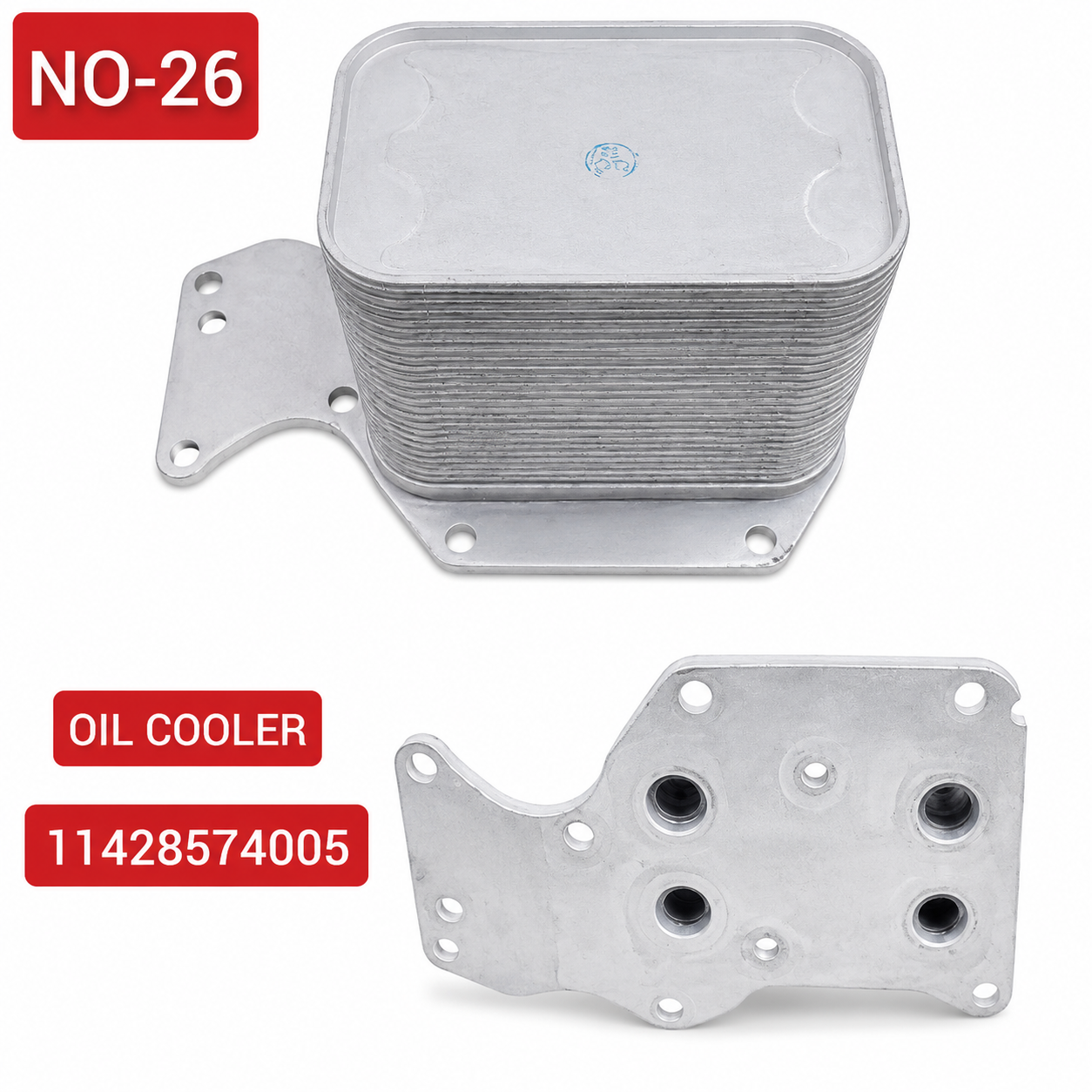 OIL COOLER 11428574005 11428585625 8574005 8585625 For BMW 3 Series F30,F80 & 5 Series F10,X3 F25 Tag-O-26
