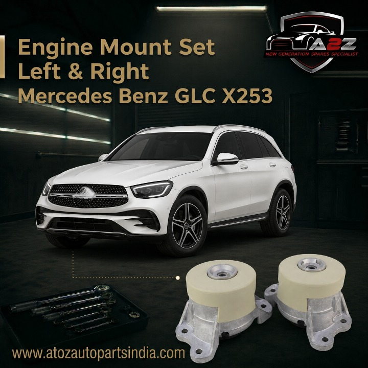 Engine Mount Set Left 2532400200 & Right 2532400300 Compatible With Mercedes Benz GLC X253